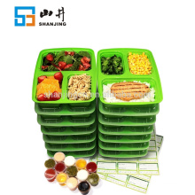 2018 Year Amazon Best seller microwave safe dishwasher freezer safe colourful plastic bento lunch box for kids and Resturant